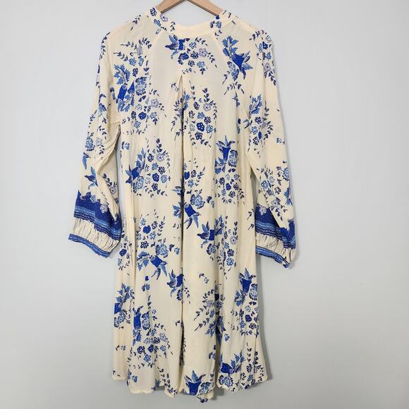 Natalie Martin Fiore Short Dress in Posey Print Bluebell Floral, Small - Picture 8 of 13